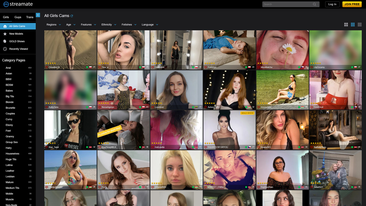 Podgląd Streamate